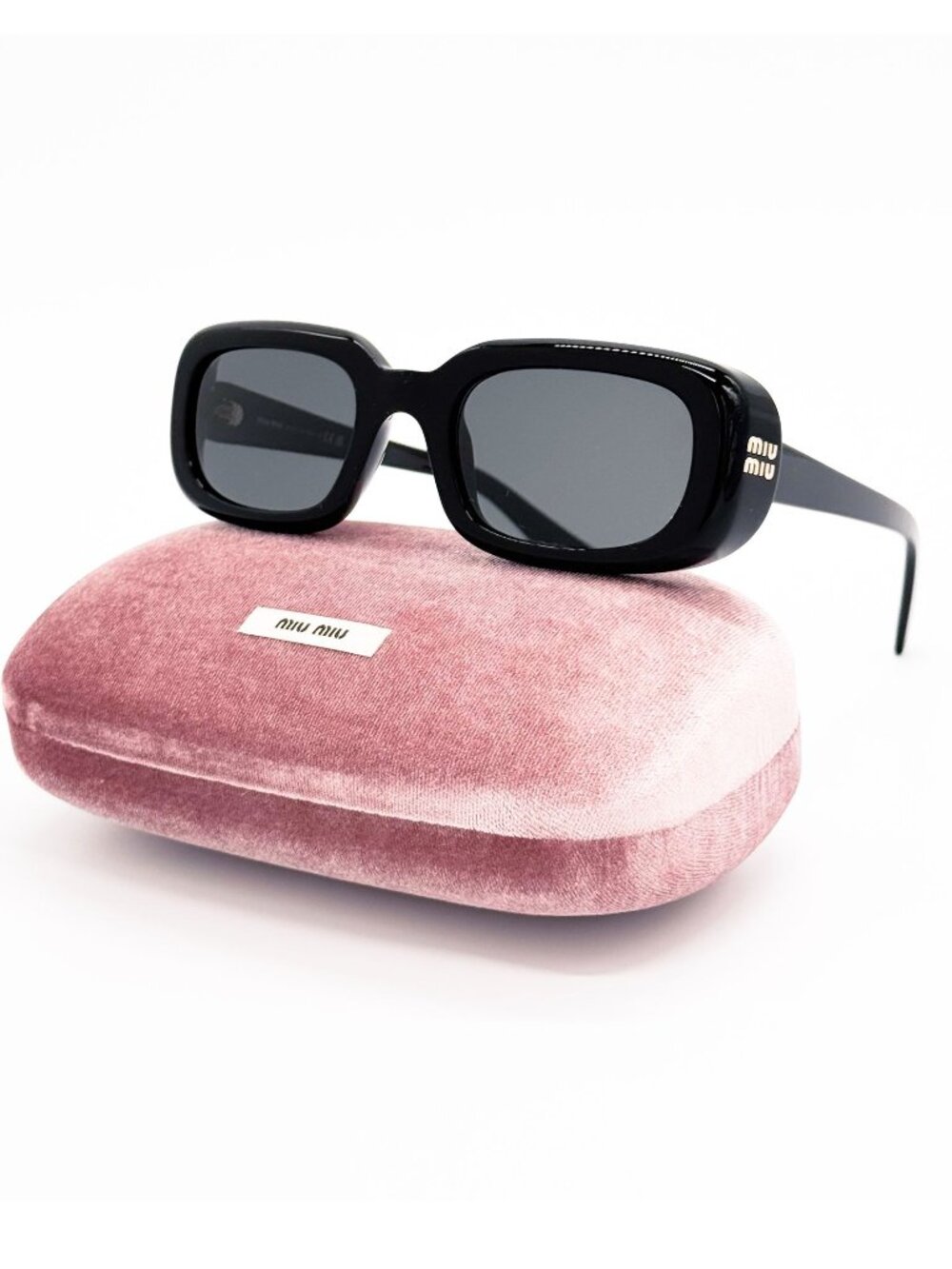New Miu Miu MUB13S 16K08Z Black Women Sunglasses SMU B13